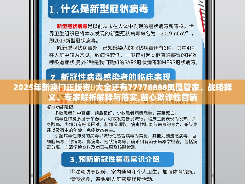 2025年新澳门正版资枓大全还有77778888凤凰管家，战略释义、专家解析解释与落实,留心欺诈性营销